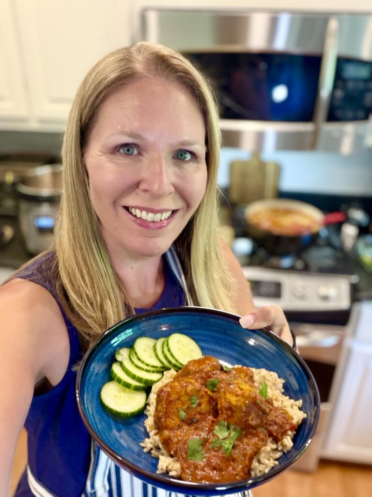 Butter Chicken Meatballs with Coconut & Turmeric